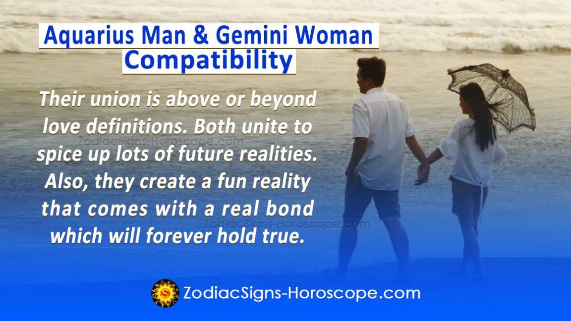 Aquarius Man And Gemini Woman Compatibility In Love And Intimacy