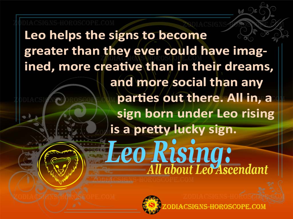 Leo Rising Sign: Meaning & Traits Of Leo Ascendant