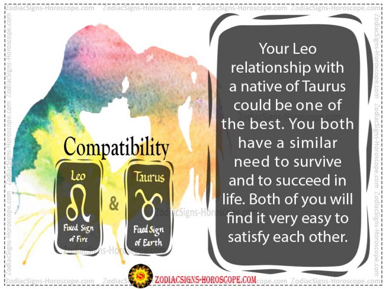 Leo And Taurus Compatibility Love Life Trust And Sex Compatibility
