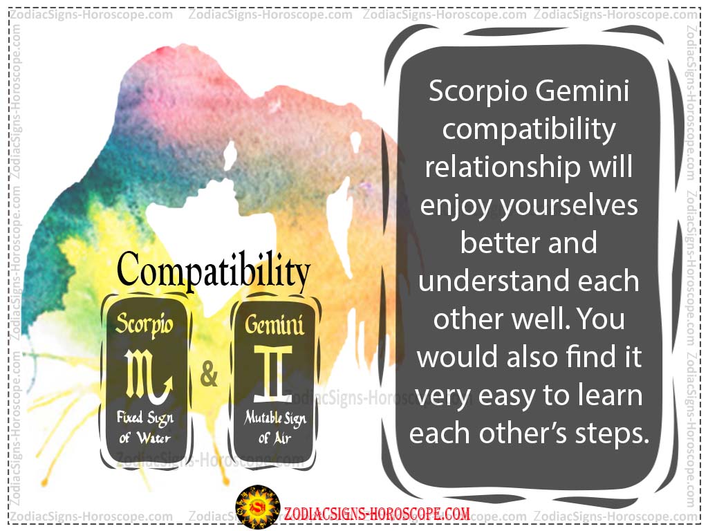 Scorpio and Gemini Compatibility - Love, Life, Trust and Sex Compatibility
