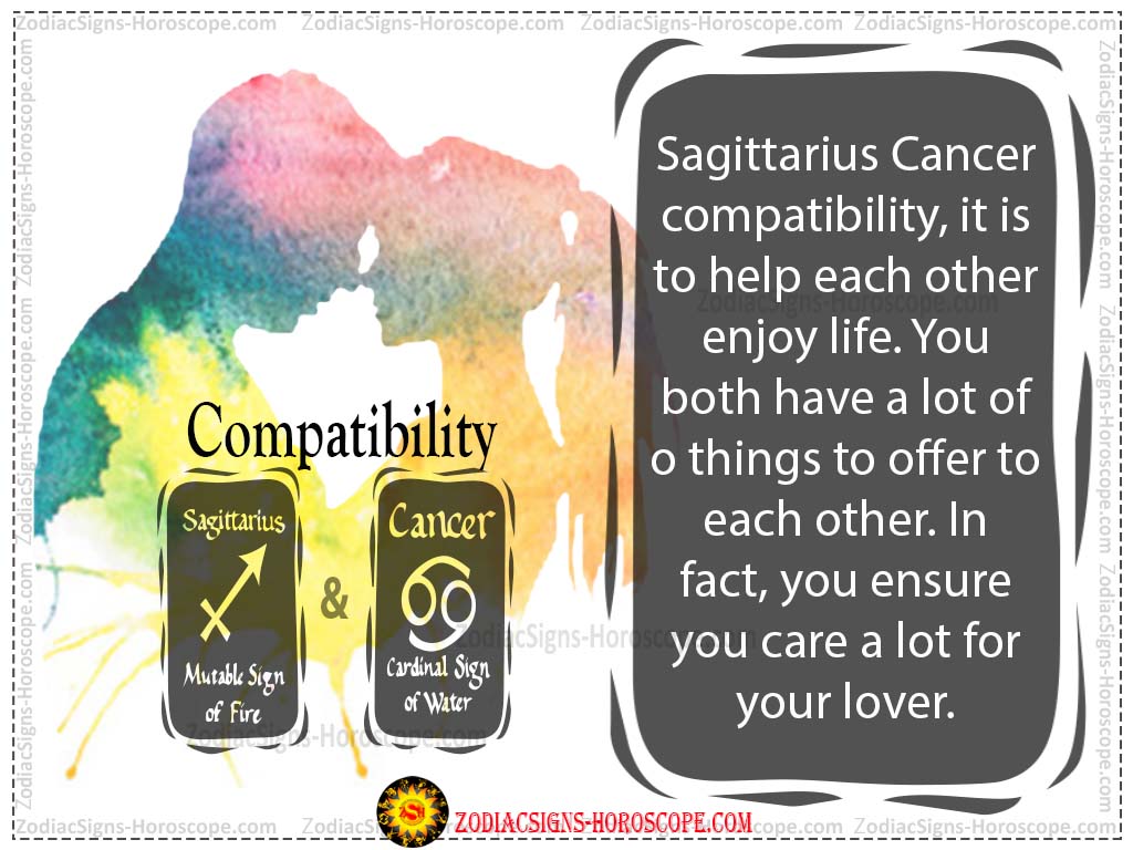 Sagittarius and Cancer Compatibility Love, Life, Trust and Sex