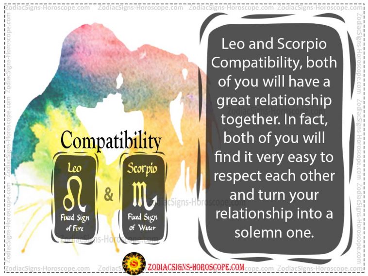 Leo And Scorpio Compatibility Love Life Trust And Sex Compatibility