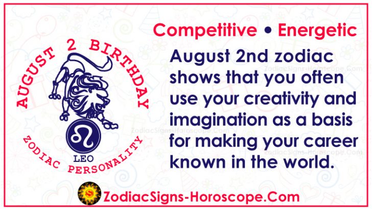 August 2 Zodiac Full Horoscope Birthday Personality ZSH