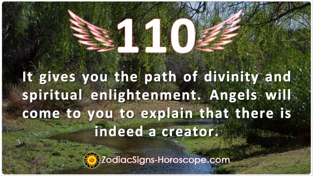 Angel Number 110 gives You Path of Divinity and Spiritual Enlightenment