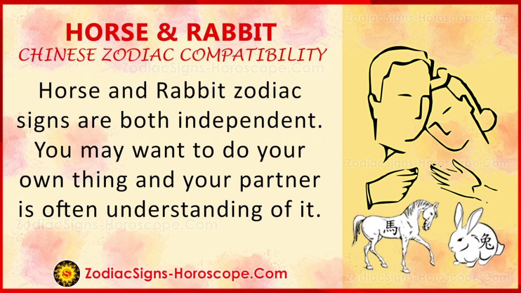 Horse and Rabbit Chinese Zodiac Compatibility: Love and Relationship