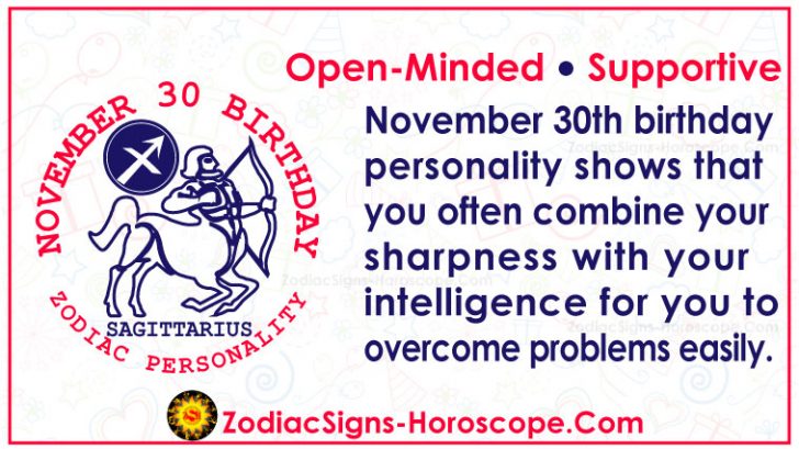 November 30 Zodiac Sagittarius Horoscope Birthday Personality And 