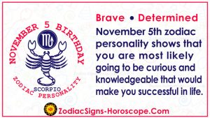 November 5 Zodiac (Scorpio) Horoscope Birthday Personality And Lucky Things