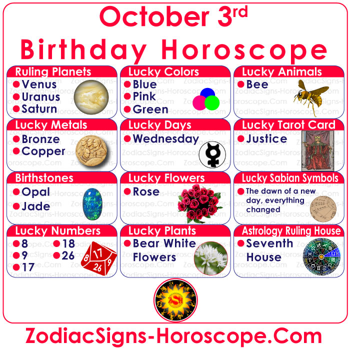 October 3 Zodiac Libra Horoscope Birthday Personality And Lucky Things