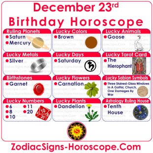december 23 astrological sign