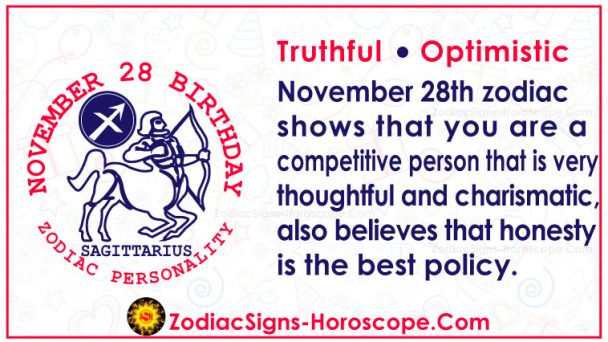 November 28 Zodiac – Full Horoscope Birthday Personality | ZSH