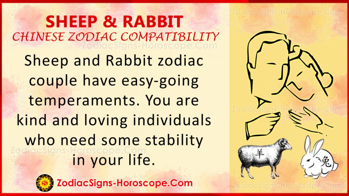 Sheep and Rabbit Chinese Zodiac Compatibility: Love and Relationship