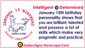 January 15 Zodiac – Full Birthday Personality and Horoscope | Capricorn