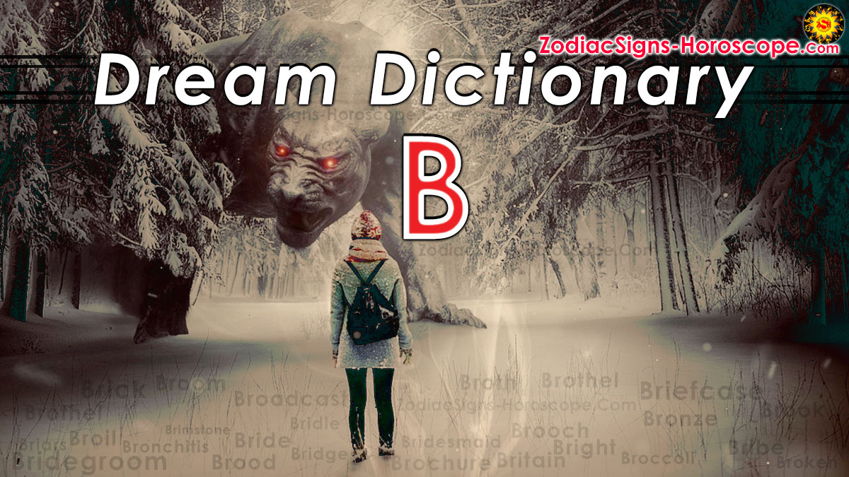 Dream Dictionary B: Dream Interpretation Of Symbols Starting With B - 16