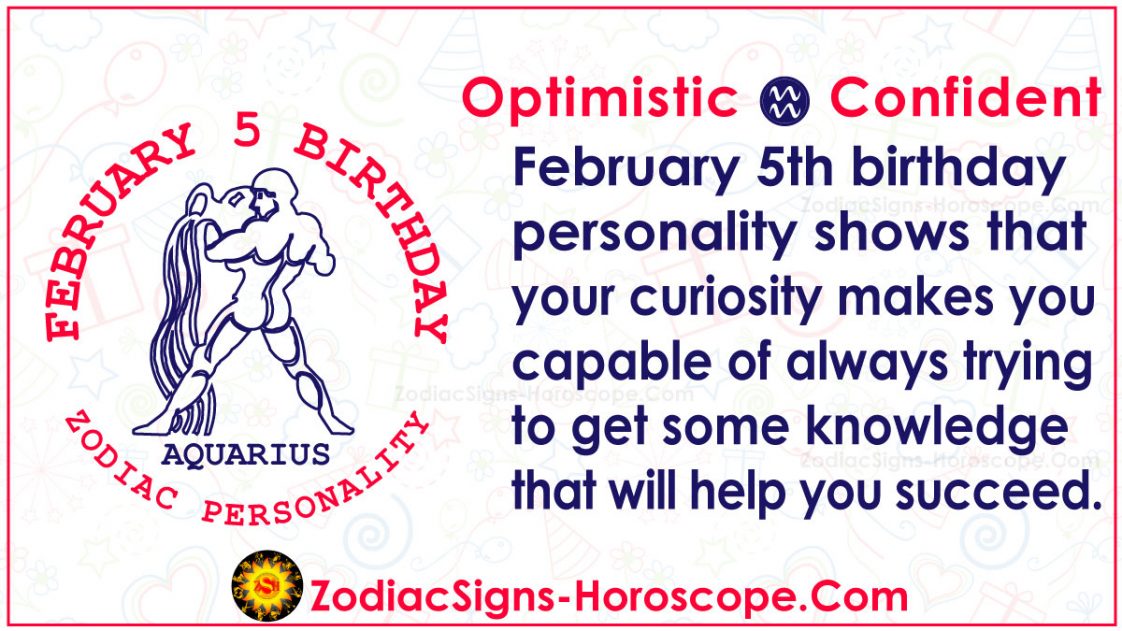 February 5 Zodiac (Aquarius) Horoscope Birthday Personality and Lucky