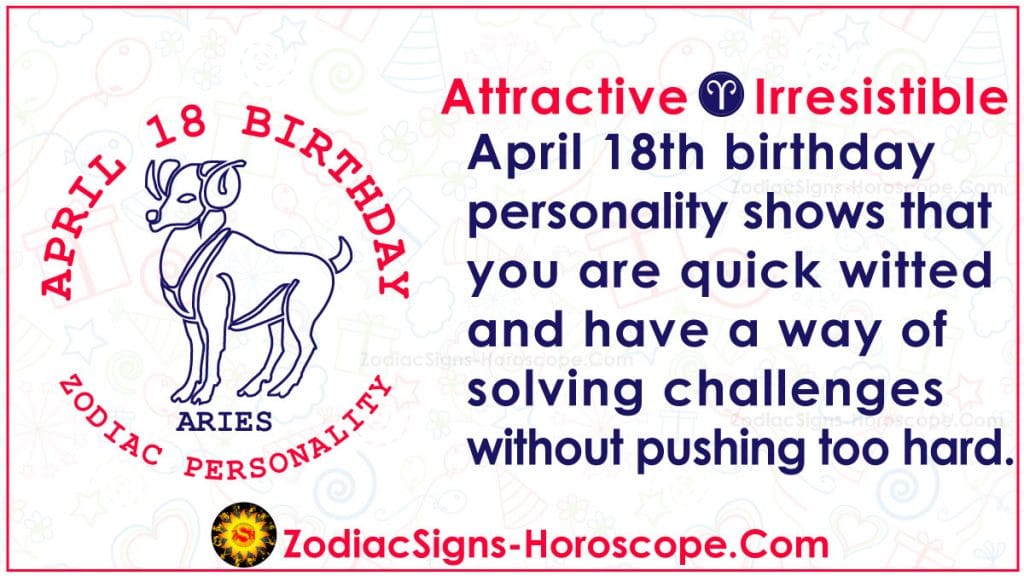 April 18 Zodiac (Aries) Horoscope Birthday Personality and Lucky Things