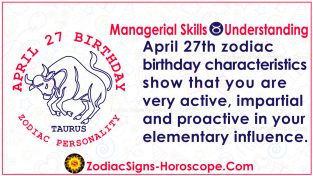 astrological sign for april 27th