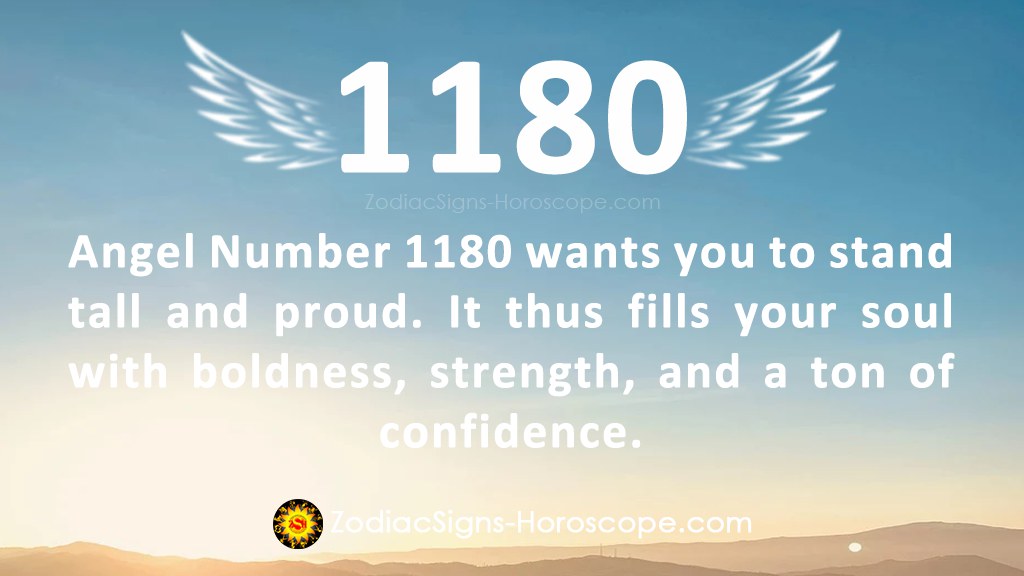 angel number 1180 meaning