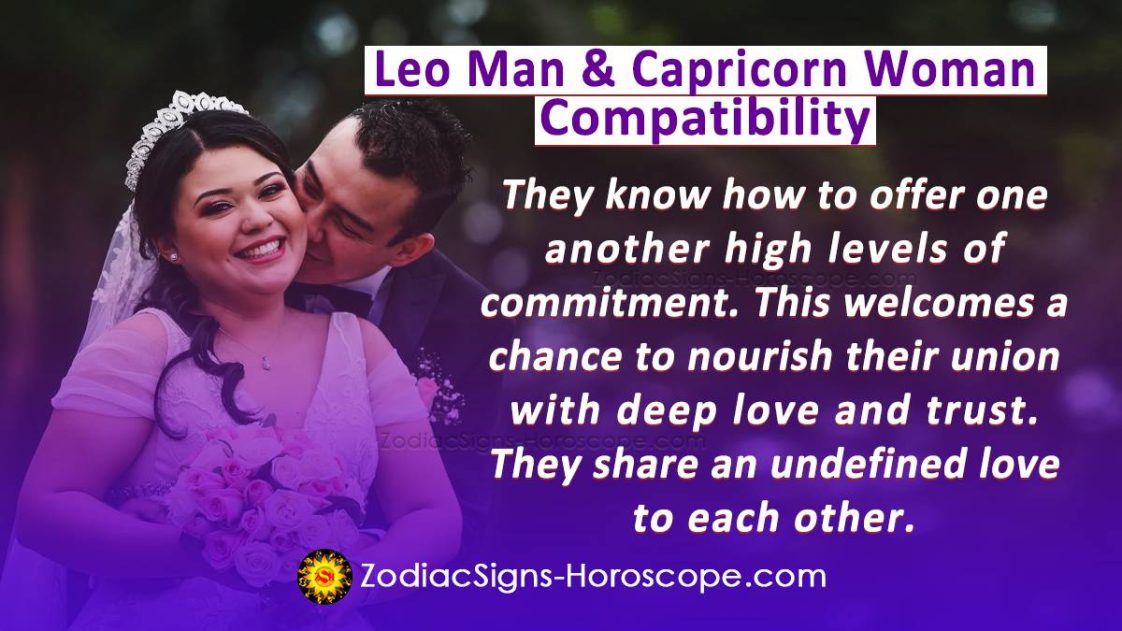 Oroszl N F Rfi S Bak N Kompatibilit Sa A Szerelemben S Az   10 Leo Man Capricorn Woman Compatibility 1122x631 