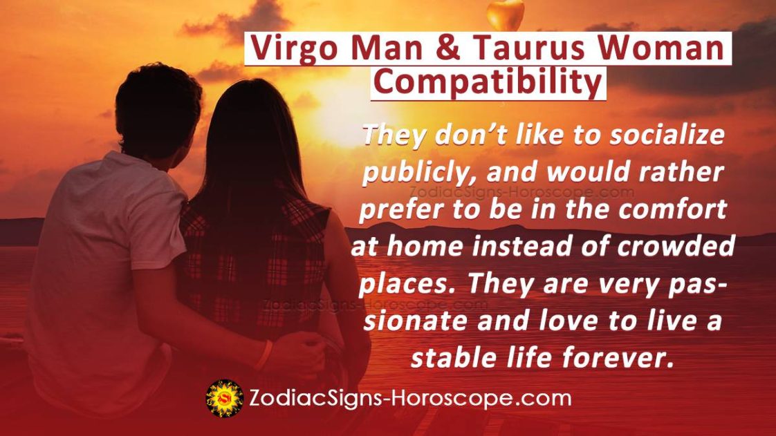 Virgo Man and Taurus Woman Compatibility in Love, and Intimacy ...