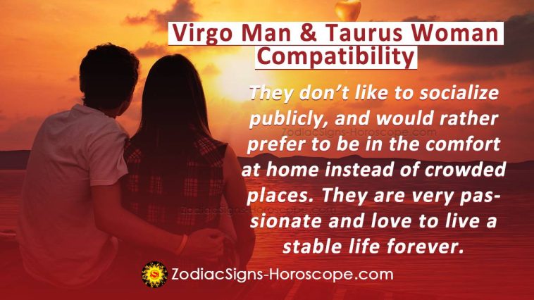 Virgo Man and Taurus Woman Compatibility in Love, and Intimacy ...