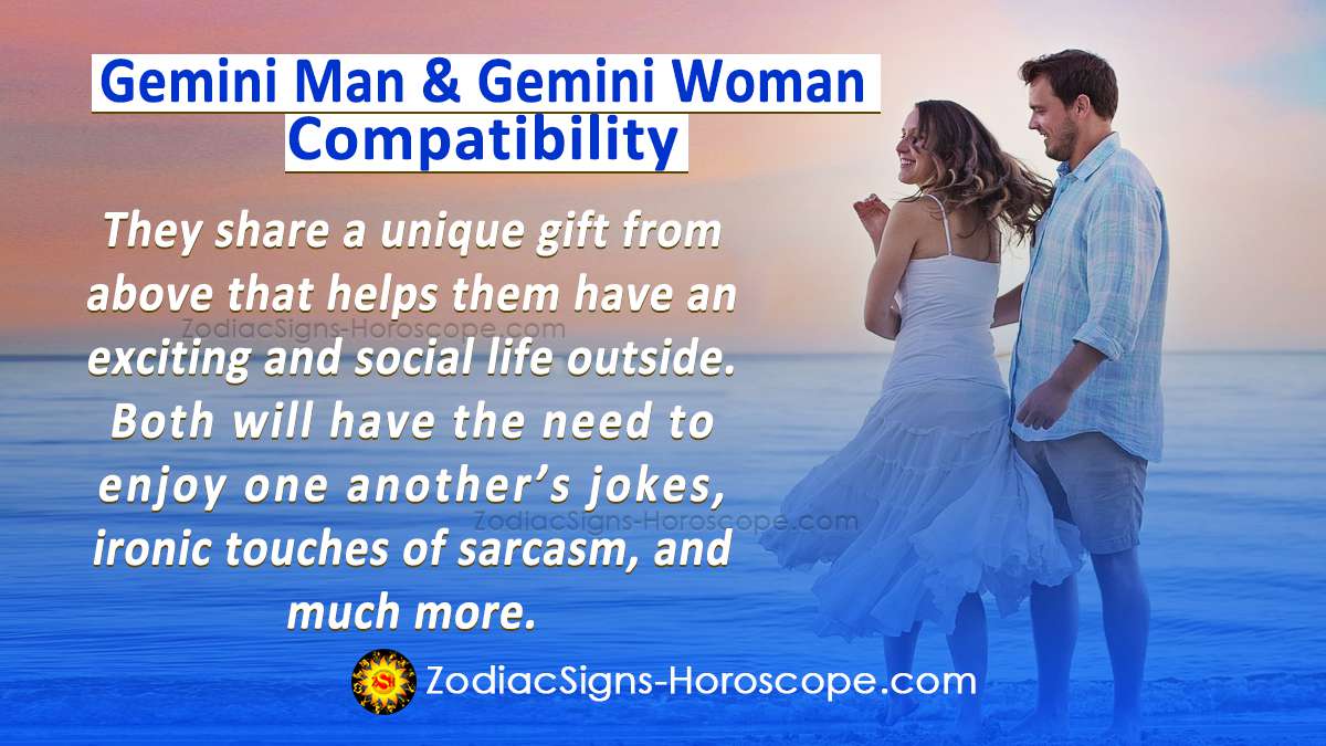 Gemini Man and Gemini Woman Compatibility in Love, and Intimacy ...