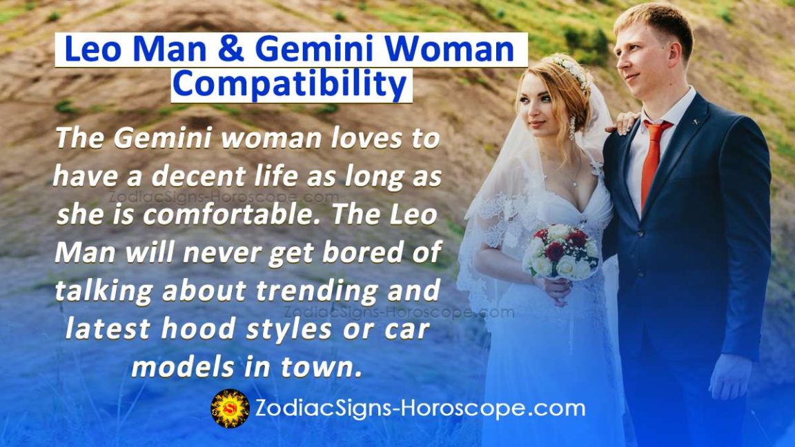 Leo Man and Gemini Woman Compatibility in Love, and Intimacy ...