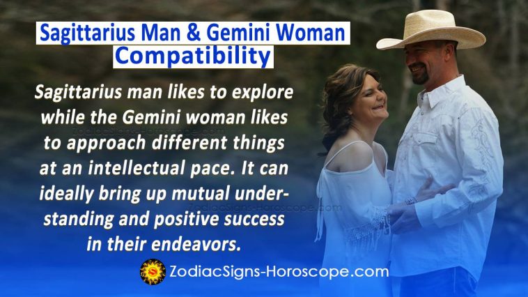 Sagittarius Man and Gemini Woman Compatibility in Love, and Intimacy ...