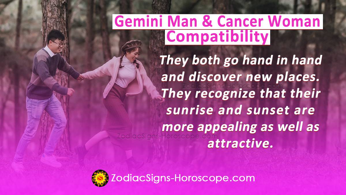 Gemini Man and Cancer Woman Compatibility in Love, and Intimacy ...