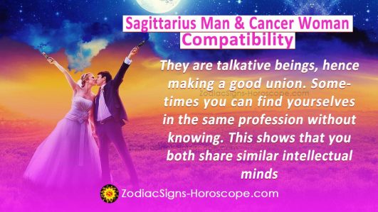 Sagittarius Man and Cancer Woman Compatibility in Love, and Intimacy ...