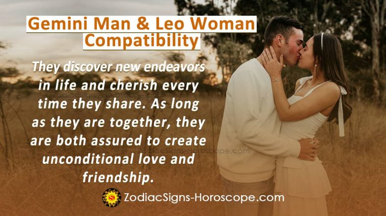 5 Gemini Man Leo Woman Compatibility 758x426 