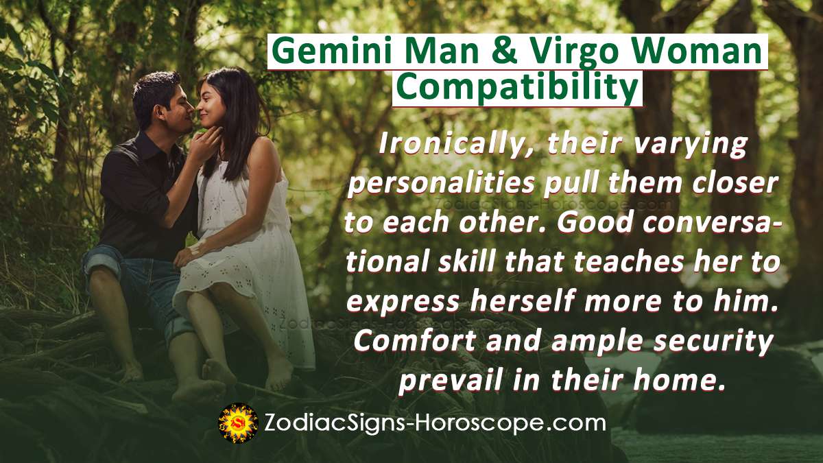 Gemini Man and Virgo Woman Compatibility in Love, and Intimacy ...