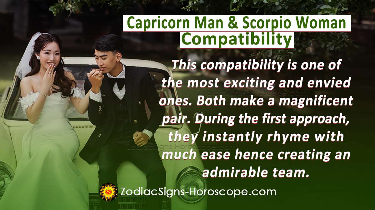 Capricorn Man and Scorpio Woman Compatibility in Love, and Intimacy