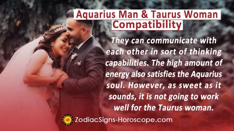 Aquarius Man and Taurus Woman Compatibility in Love, and Intimacy ...