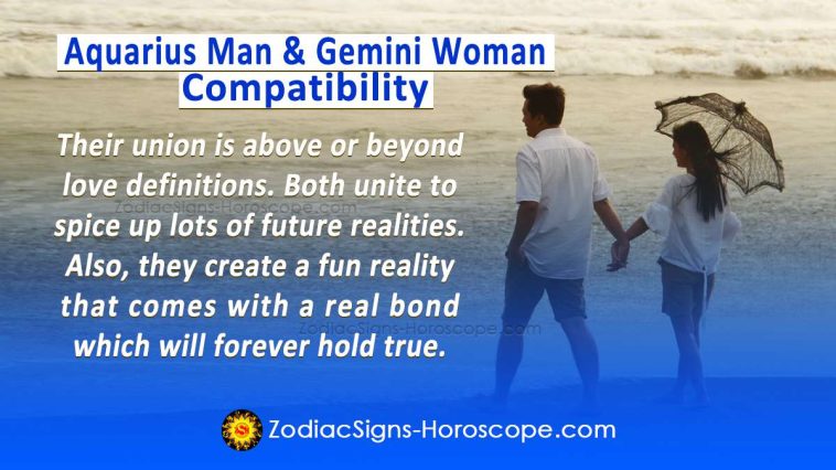 Aquarius Man And Gemini Woman Compatibility In Love And Intimacy Zodiacsigns 8817