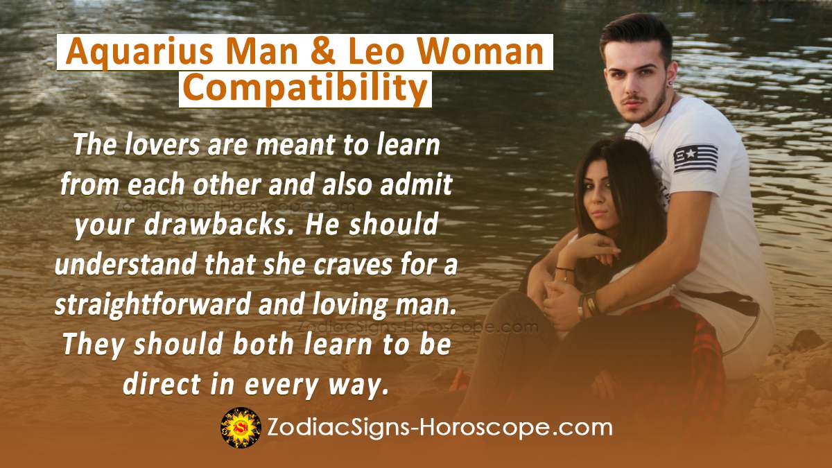 Aquarius Man and Leo Woman Compatibility in Love, and Intimacy ...