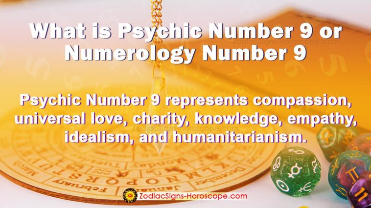 Psychic Number 9 or Numerology Number 9