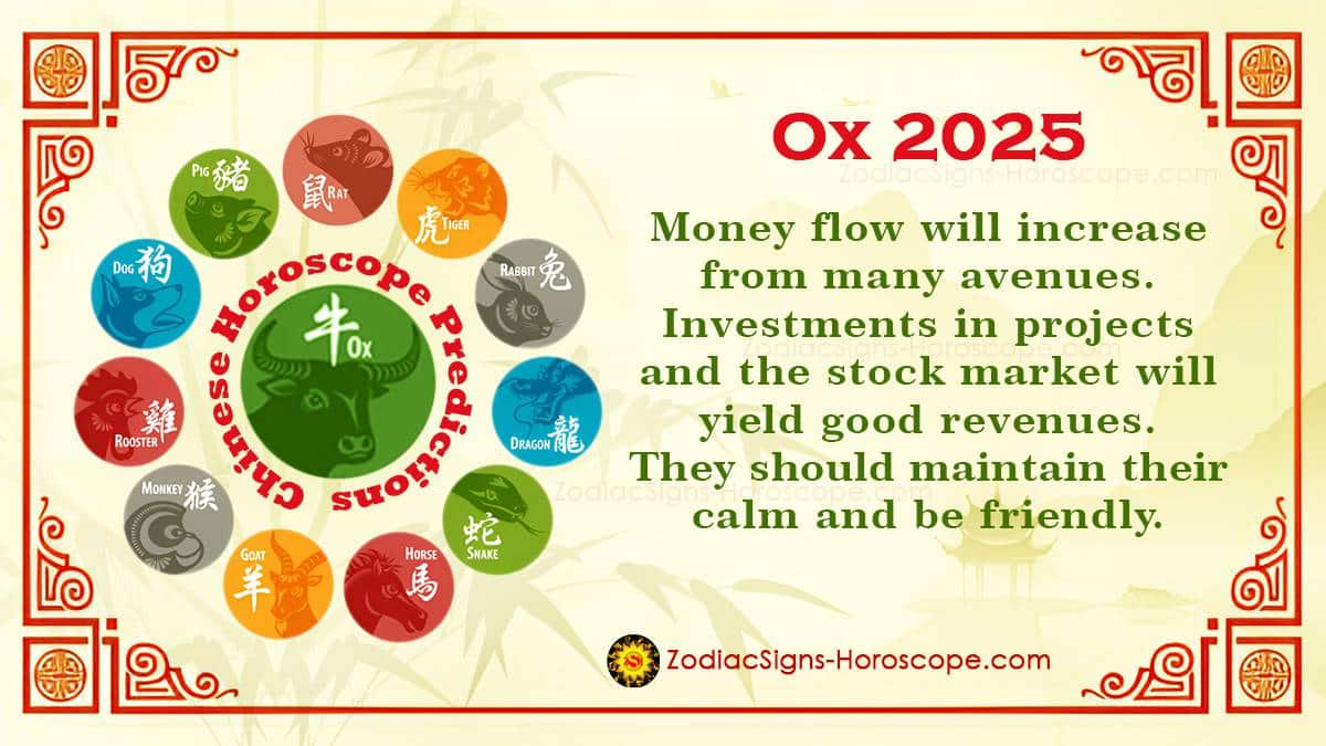 Ox Horoscope 2025 Yearly Predictions Calm and Friendly ZodiacSigns