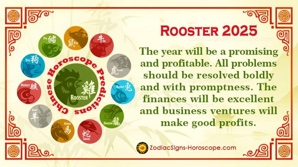 Rooster Horoscope 2025 Yearly Predictions Good Profits ZodiacSigns